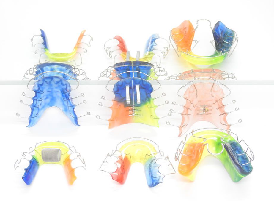 Herausnehmbare kieferorthopädische  Geräte